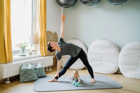 Yoga mit Baby Präsenz