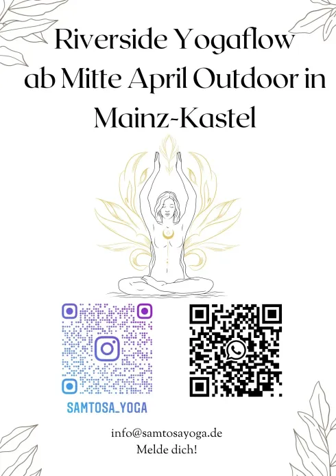 "Riverside" Outdoor Yoga in Mainz-Kastel