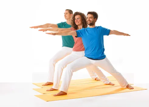 Yoga mit dem Schwerpunkt gesunder Rücken und Entspannung
