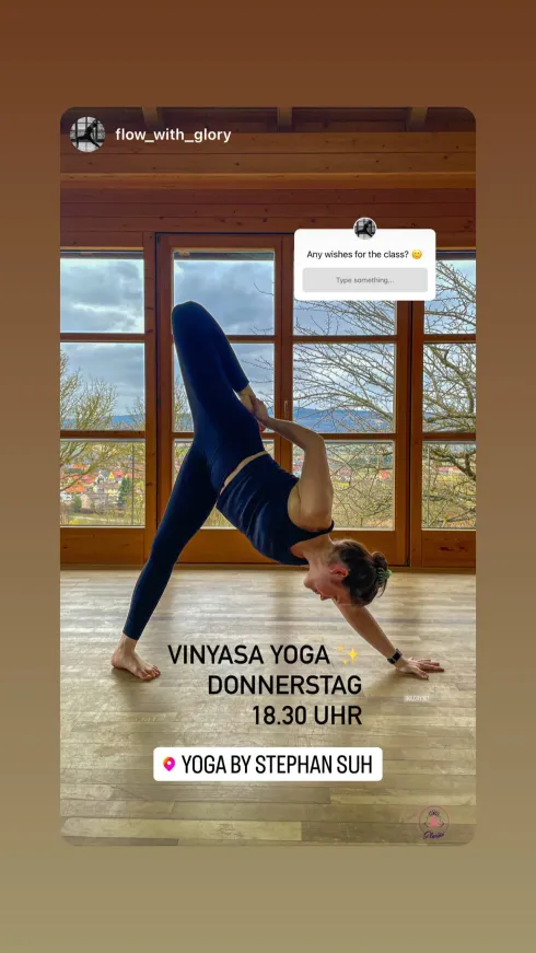 Vinyasa Yoga Balance und Gleichgewicht