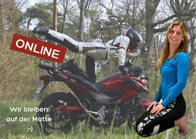 FitForYourRide I Motorradfahrer*innen - Online Yogakurs (Hybrid)