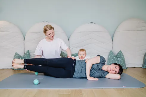 Pilates mit Baby Präsenz 