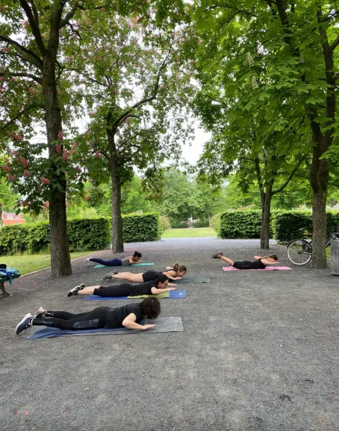 Outdoor Fitness Class for Women - Volkspark Friedrichshain